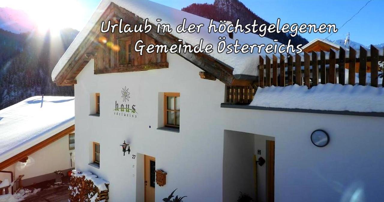 فيلا Haus Edelweiss Spiss Bei Samnaun المظهر الخارجي الصورة